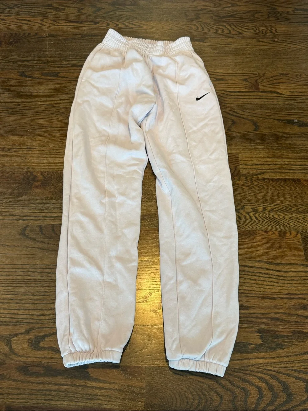 Nike Lavender Jogger Pants with Black Swoosh
